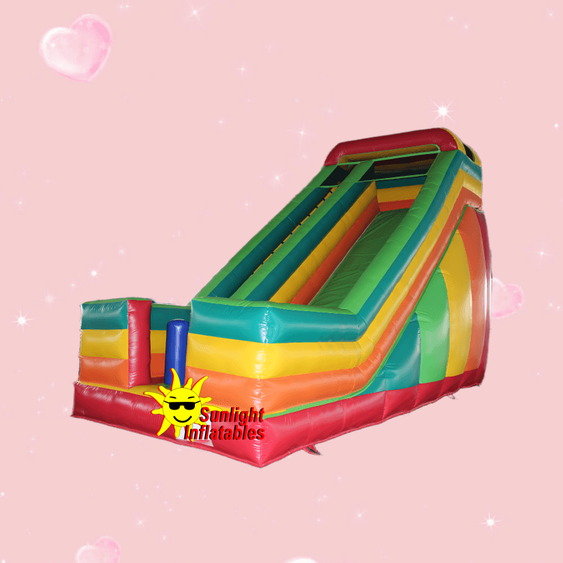 18ft Colorful Dry Slide