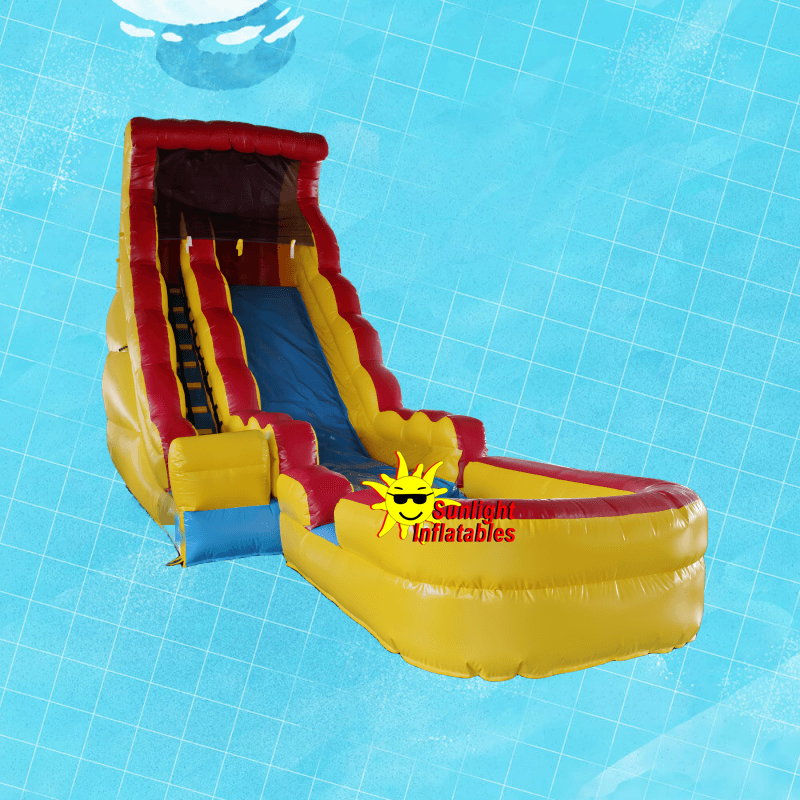 18ft Yellow Red Water Slide