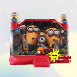 15ft x 15ft Minions Jumping Bed Slide