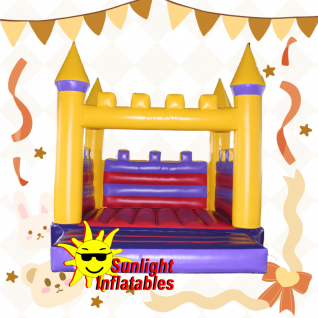 13ft Yellow Castle Jumping Bed