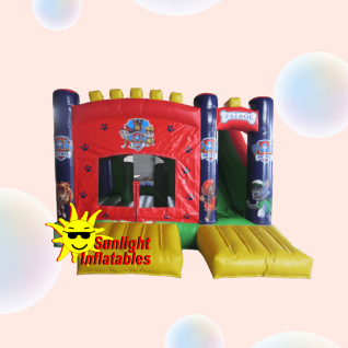 15ft x 15ft Paw Patrol Jumping Bed Slide