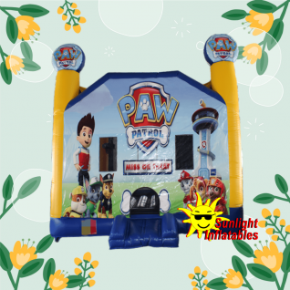 20ft x 16ft Paw Patrol Jumping Bed Slide