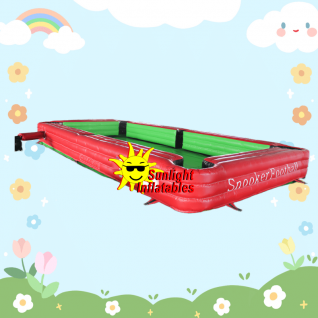 8m x 4m Red Snooker Game