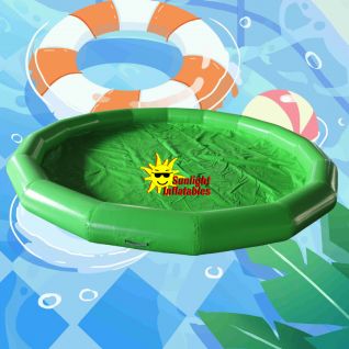 4m x 4m Green Round Pool