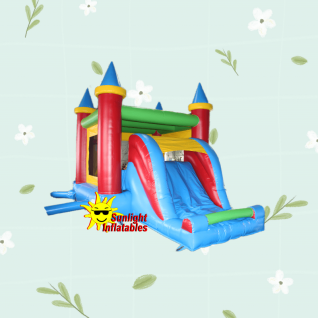 20ft x 15ft Colorful Jumping Bed Slide