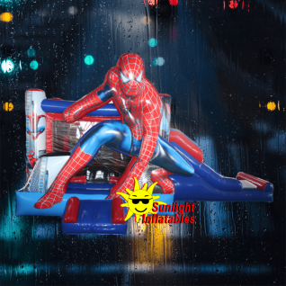 26ft x 15ft Spiderman Jumping Bed Slide