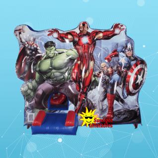 15ft x 15ft Heroes Jumping Bed Slide